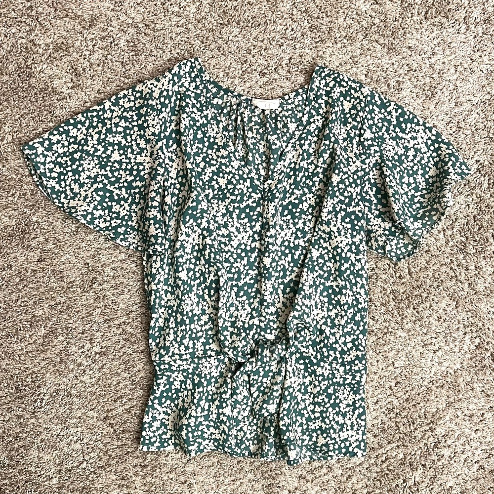 Sienna Sky Tie-Front Top